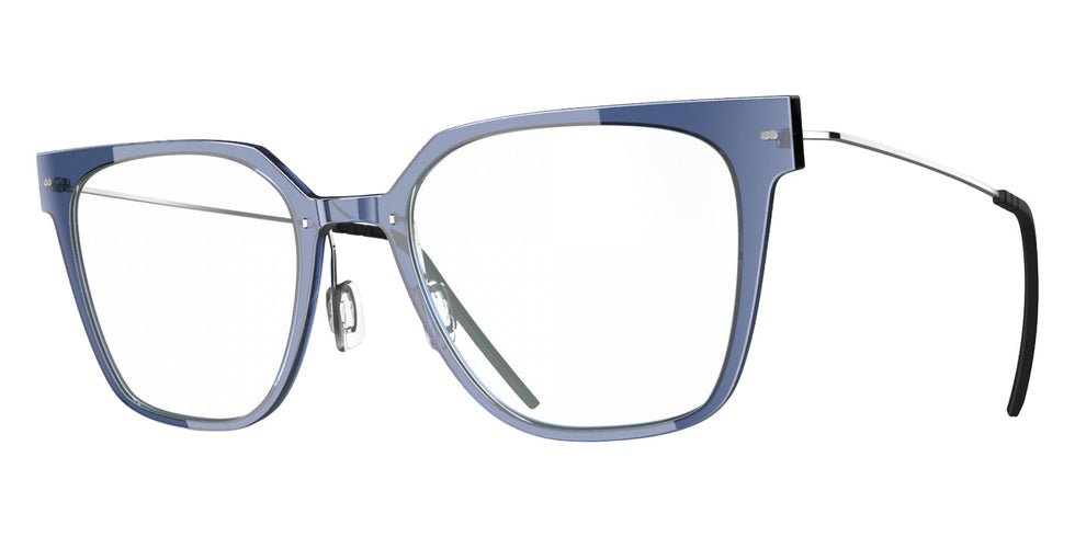Blackfin® VITRA F6-D2 Eyeglasses BLF VITRA F6-D2 OP 19261788 53 - Shiny Classic Blue/Shiny Silver