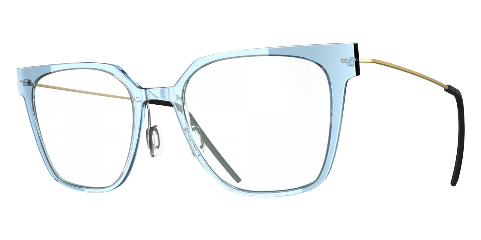Blackfin® VITRA F6-D2 Eyeglasses BLF VITRA F6-D2 OP 19281812 53 - Shiny Sky Blue/Oxide Khaki