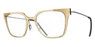 Blackfin® VITRA F6-D2 Eyeglasses BLF VITRA F6-D2 OP 19361796 53 - Shiny Honey Gold/Chestnut Brown