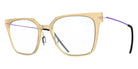 Blackfin® VITRA F6-D2 Eyeglasses BLF VITRA F6-D2 OP 19371799 53 - Matte Honey Gold/Shiny Oxide Violet