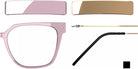 Blackfin® VITRA F6-D2 Eyeglasses BLF VITRA F6-D2 OP 19401943 53 - Shiny Prism Pink/Shiny Oxide Orange