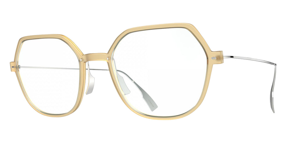 Blackfin® VITRA F7-D1 Eyeglasses BLF VITRA F7-D1 OP 19371788 53 - Matte Honey Gold/Shiny Silver