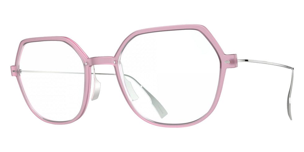 Blackfin® VITRA F7-D1 Eyeglasses BLF VITRA F7-D1 OP 19411788 53 - Matte Prism Pink/Shiny Silver