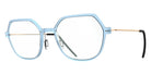 Blackfin® VITRA F7-D2 Eyeglasses BLF VITRA F7-D2 OP 19291943 53 - Matte Sky Blue/Shiny Oxide Orange