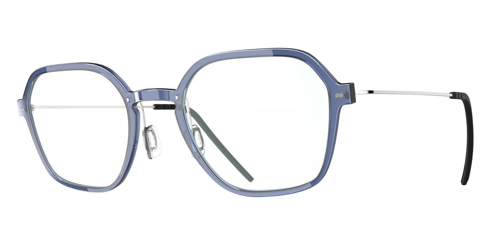 Blackfin® VITRA F8-D2 Eyeglasses BLF VITRA F8-D2 OP 19261788 50 - Shiny Classic Blue/Shiny Silver