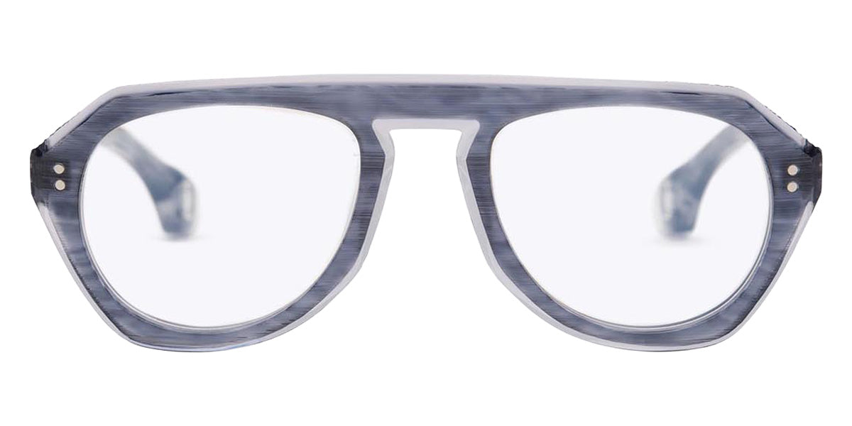 Blake Kuwahara® BK1041 Eyeglasses - Navy Horn