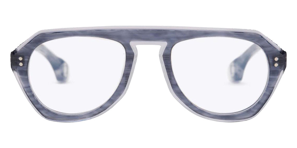 Blake Kuwahara® BK1041 Eyeglasses - Navy Horn