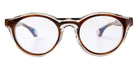 Blake Kuwahara® Corbu Eyeglasses - Brown Horn