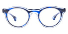 Blake Kuwahara® Corbu Eyeglasses - Navy Horn
