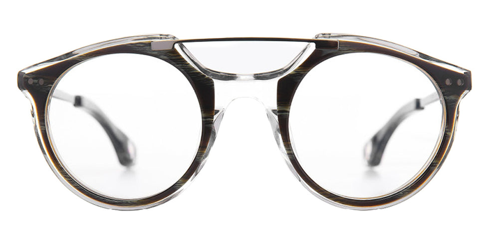 Blake Kuwahara® Eichler Eyeglasses - Black Horn
