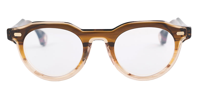 Blake Kuwahara® Perkins Eyeglasses - Brown Horn