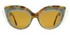 Andy Wolf® Blossom Sun ANW Blossom Sun 06 53 - Orange/Green Sunglasses