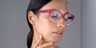 Blackfin® BODEGA BAY BLF BODEGA BAY 1495 48 - Burgundy Red/Powder Pink Eyeglasses