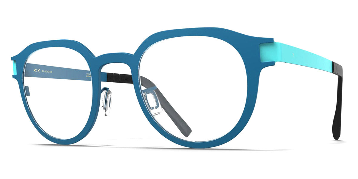 Blackfin® BOLTON BLF Bolton 1603 47 - Deep Turquoise/Crystal Teal Green Eyeglasses