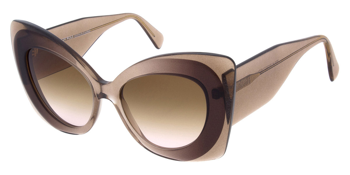 Andy Wolf® Bow Sun ANW Bow Sun 03 53 - Beige/Brown Sunglasses
