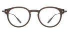 Barton Perreira® Eugene BPR OP Eugene EUGE4705K 47 - Matte Chestnut / Antique Gold Eyeglasses