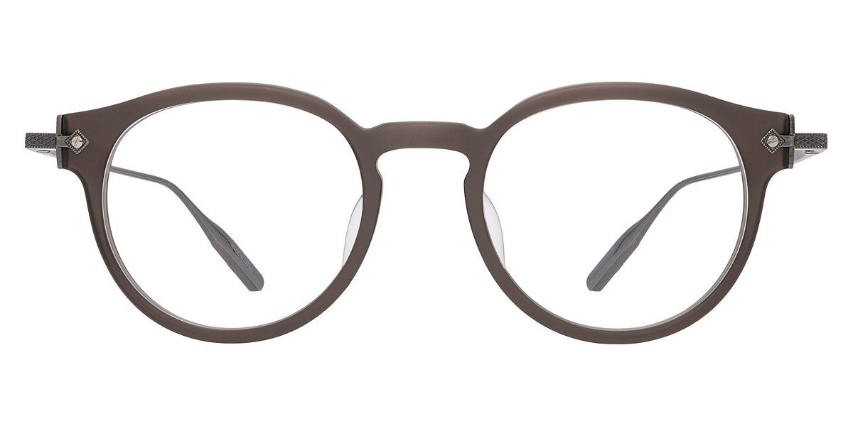 Barton Perreira® Eugene BPR OP Eugene EUGE4705K 47 - Matte Chestnut / Antique Gold Eyeglasses
