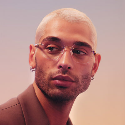 Barton Perreira® Jack BPR OP Jack 5203 52 - Rebel Salute/Antique Gold Eyeglasses