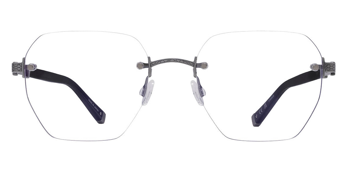 Barton Perreira® Jack BPR OP Jack 5201 52 - Black/Pewter Eyeglasses