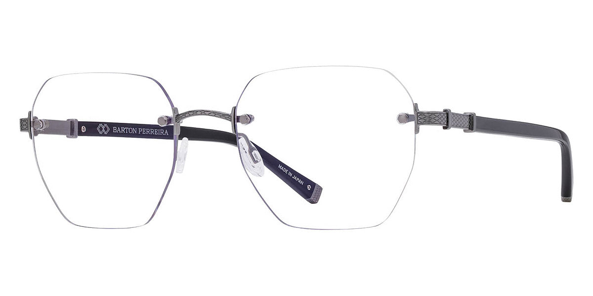 Barton Perreira® Jack BPR OP Jack 5201 52 - Black/Pewter Eyeglasses