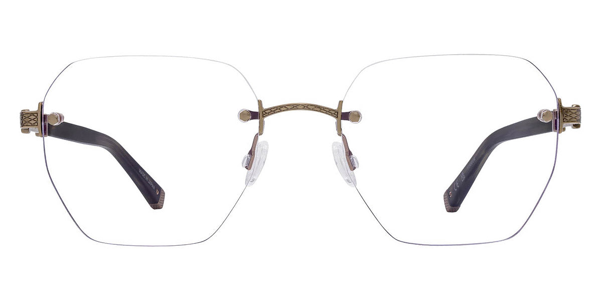 Barton Perreira® Jack BPR OP Jack 5203 52 - Rebel Salute/Antique Gold Eyeglasses