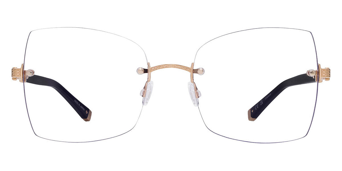 Barton Perreira® Jolene BPR OP Jolene 5501 55 - Black/Gold Eyeglasses