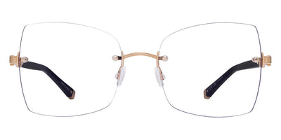Barton Perreira® Jolene BPR OP Jolene 5501 55 - Black/Gold Eyeglasses