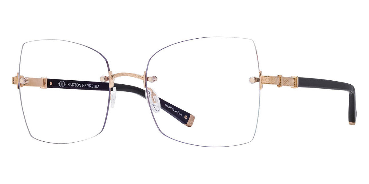 Barton Perreira® Jolene BPR OP Jolene 5501 55 - Black/Gold Eyeglasses