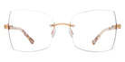 Barton Perreira® Jolene BPR OP Jolene 5503 55 - Tusk/Gold Eyeglasses