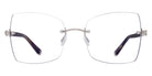 Barton Perreira® Jolene BPR OP Jolene 5505 55 - Sulcata Tortoise/Silver Eyeglasses