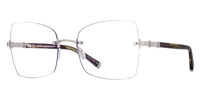 Barton Perreira® Jolene BPR OP Jolene 5505 55 - Sulcata Tortoise/Silver Eyeglasses