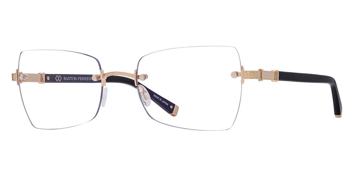 Barton Perreira® Kiki BPR OP Kiki 5301 53 - Black/Gold Eyeglasses