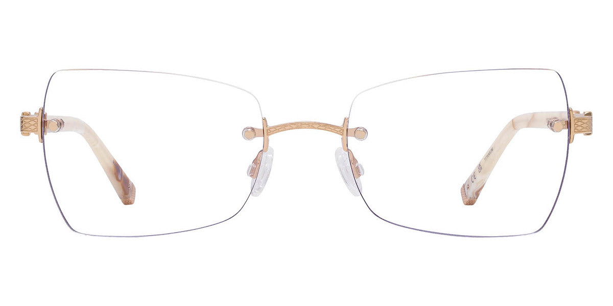 Barton Perreira® Kiki BPR OP Kiki 5303 53 - Tusk/Gold Eyeglasses
