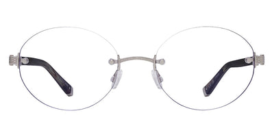 Barton Perreira® Layla BPR OP Layla 5205 52 - Sulcata Tortoise/Silver Eyeglasses