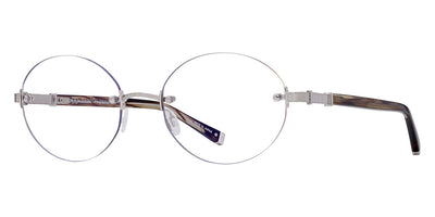 Barton Perreira® Layla BPR OP Layla 5205 52 - Sulcata Tortoise/Silver Eyeglasses