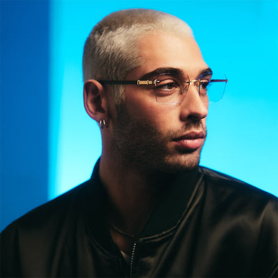 Barton Perreira® Tom BPR OP Tom 5402 54 - Black/Gold Eyeglassses