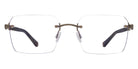 Barton Perreira® Tom BPR OP Tom 5403 54 - Rebel Salute/Antique Gold Eyeglassses