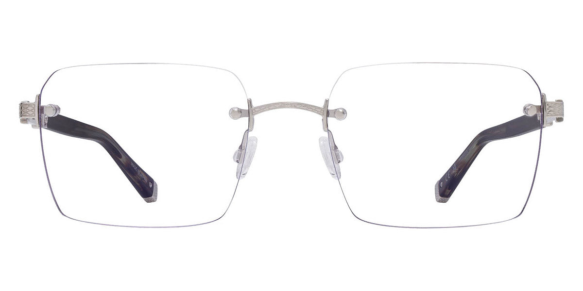 Barton Perreira® Tom BPR OP Tom 5404 54 - Sulcata Tortoise/Silver Eyeglassses