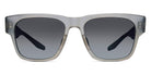 Barton Perreira® Aikau BPR SU Aikau 5306 53 - Matte Blue Smoke/Matte Midnight / November Rain Polarized AR Sunglasses