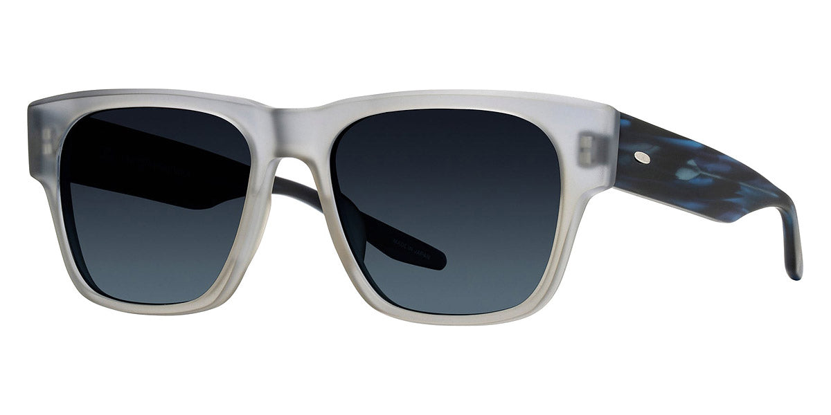 Barton Perreira® Aikau BPR SU Aikau 5306 53 - Matte Blue Smoke/Matte Midnight / November Rain Polarized AR Sunglasses