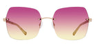 Barton Perreira® Angie BPR SU Angie 6103 61 - Tusk/Gold / Sun Kissed Gradient AR Sunglasses