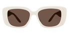 Barton Perreira® Binti BPR SU Binti Ivory / Espresso AR 53 - Ivory / Espresso AR Sunglasses