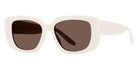 Barton Perreira® Binti BPR SU Binti Ivory / Espresso AR 53 - Ivory / Espresso AR Sunglasses