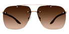 Barton Perreira® Daniel BPR SU Daniel 6502 64 - Gold/Sulcata Tortoise / Whiskey Gradient AR Sunglasses