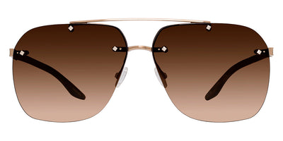 Barton Perreira® Daniel BPR SU Daniel 6502 64 - Gold/Sulcata Tortoise / Whiskey Gradient AR Sunglasses