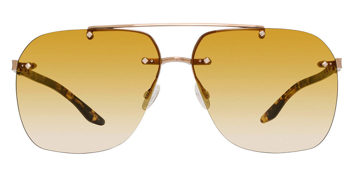 Barton Perreira® Daniel BPR SU Daniel 6504 64 - Gold/Matte Heroine Chic / Golden Eye AR Sunglasses