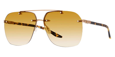 Barton Perreira® Daniel BPR SU Daniel 6504 64 - Gold/Matte Heroine Chic / Golden Eye AR Sunglasses