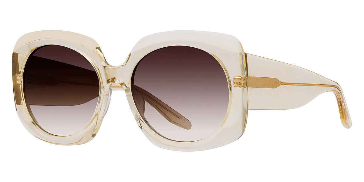 Barton Perreira® Delia BPR SU Delia 5705 53 - Champagne / Smokey Topaz AR Sunglasses