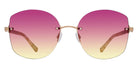 Barton Perreira® Gloria BPR SU Gloria 5803 58 - Tusk/Gold / Sun Kissed Gradient AR Sunglasses