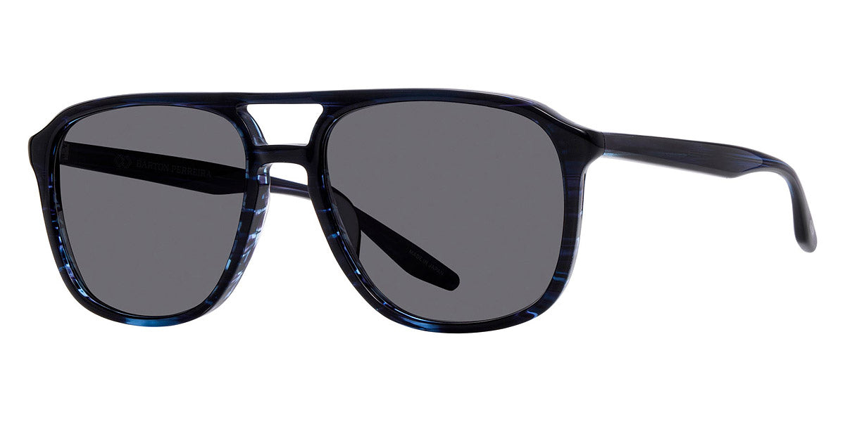 Barton Perreira® Gyalis Sun BPR SU Gyalis Sun 5654 56 - Midnight / Noir AR Sunglasses